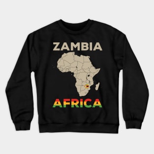 Zambia-Africa Crewneck Sweatshirt